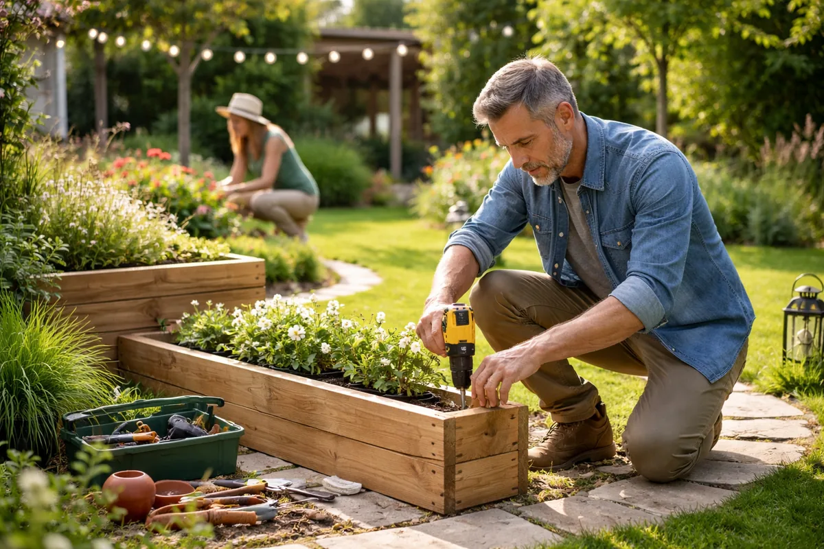 Comment effectuer des travaux de bricolage pour améliorer l'esthétique de votre jardin