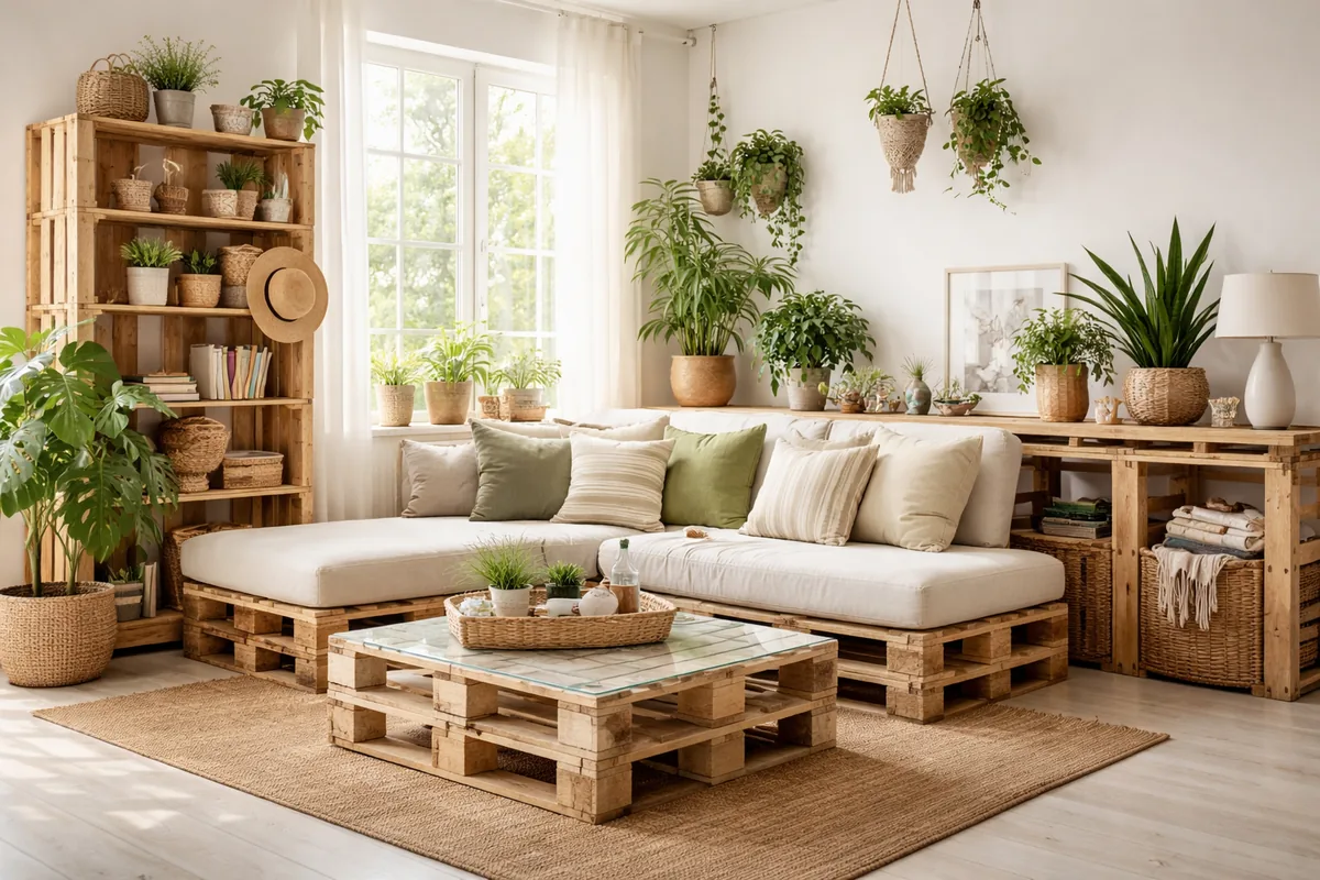 Comment utiliser les palettes pour un aménagement intérieur durable et écologique