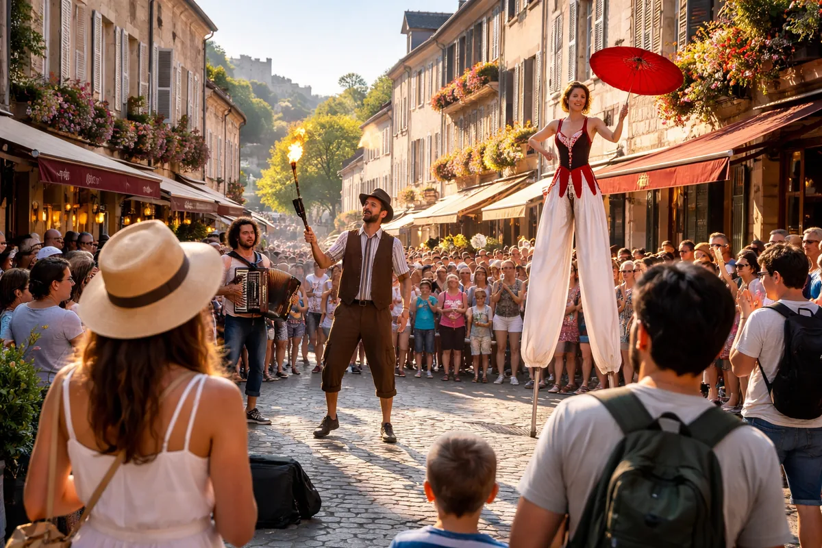 Comment découvrir les arts de la rue lors d'un voyage en France