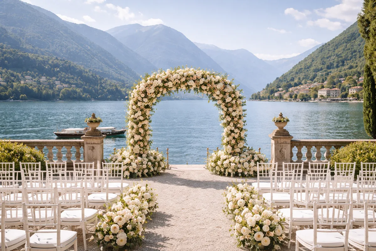 Comment planifier un mariage sur mesure au bord du lac de Côme