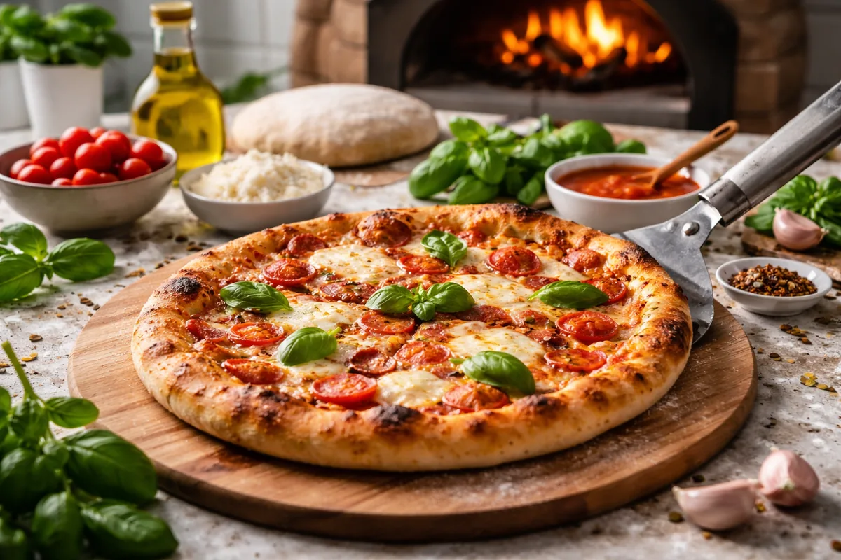 Comment faire une pizza maison avec des techniques de cuisson spécifiques